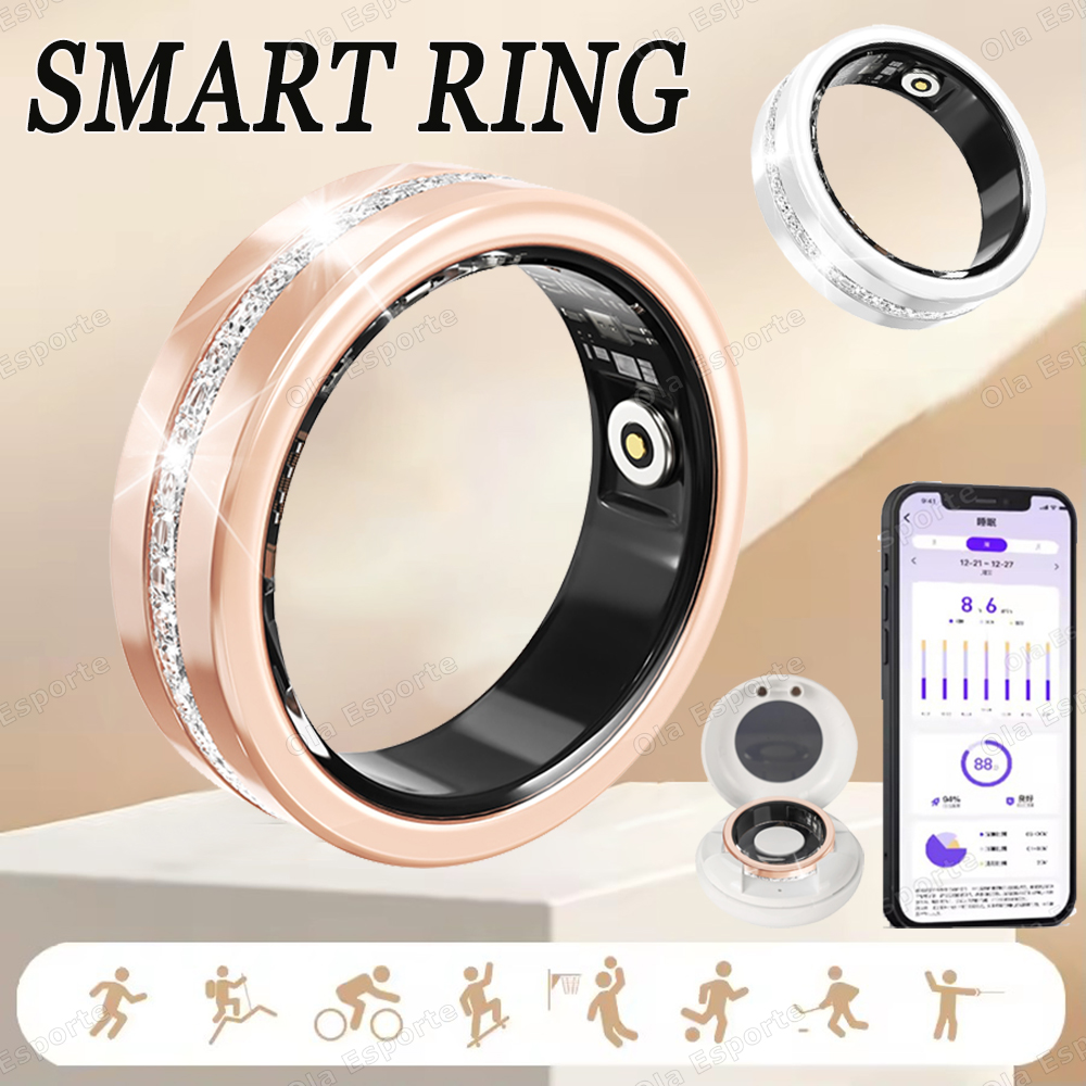Smart Ring Health Tracker Heart Rate Sleep - Nuovo Anello Smart 2026 per Donna,