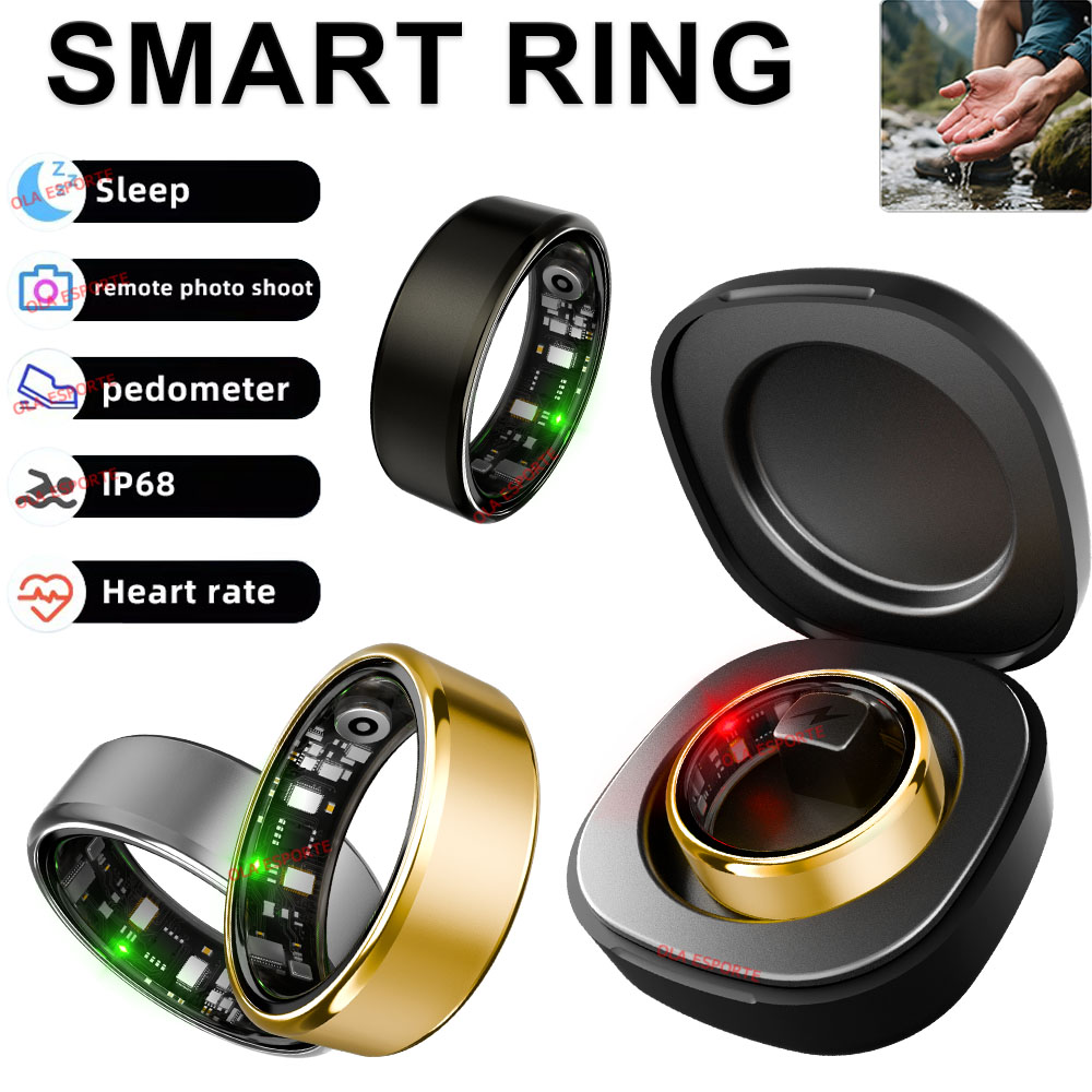Smart Ring Health Tracker Heart Rate Sleep - Anello Intelligente R09 per Uomo e