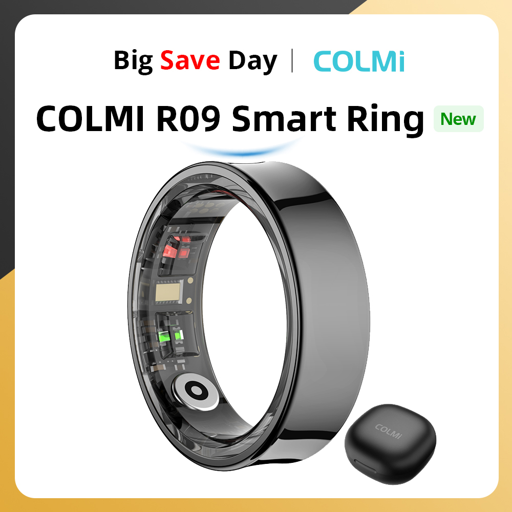 2024 COLMI R09 Smart Ring Uomo - Smart Ring Health Tracker Heart Rate Sleep recensione e prezzo