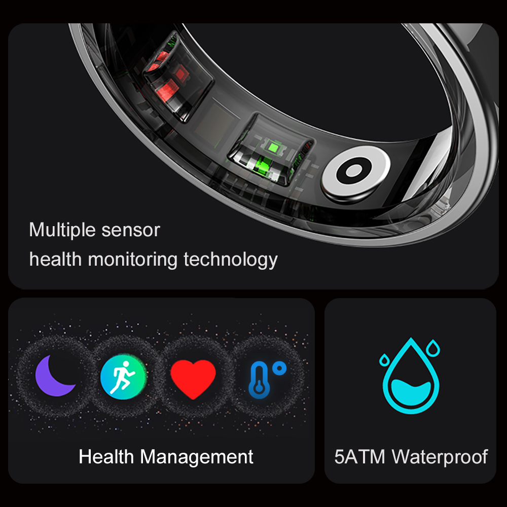 2024 COLMI R09 Smart Ring Uomo - Smart Ring Health Tracker Heart Rate Sleep recensione e prezzo