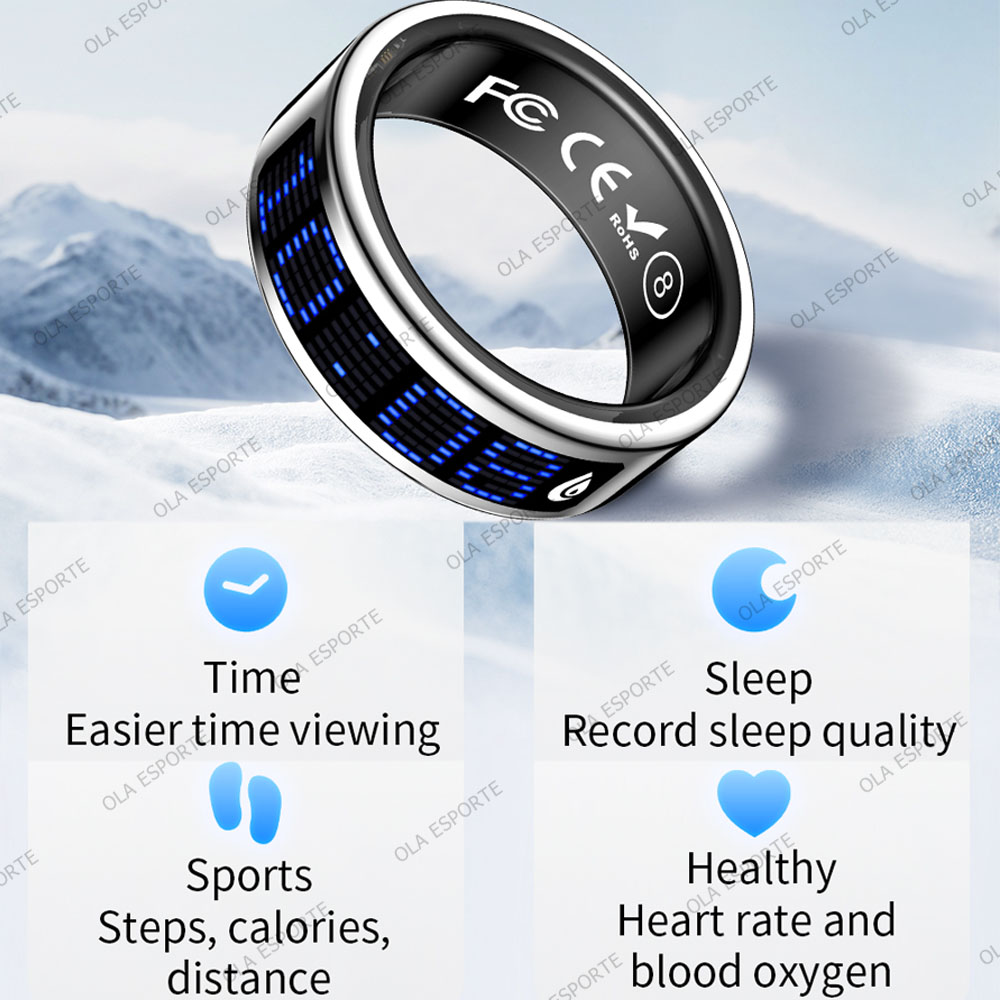 Anello intelligente con scherm - Smart Ring Health Tracker Heart Rate Sleep recensione e prezzo