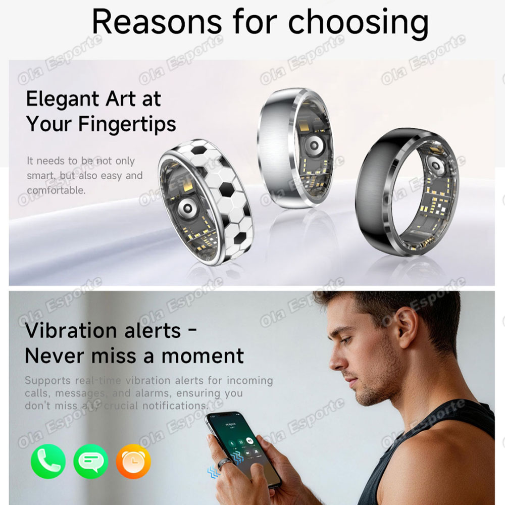 Anello intelligente con avvisi - Smart Ring Step Calorie Fitness Monitor recensione e prezzo