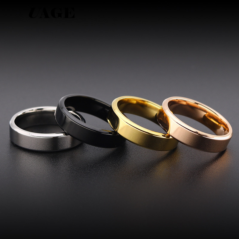 UAGE Anelli in acciaio inossid - Smart Ring Stainless Steel Black Gold recensione e prezzo