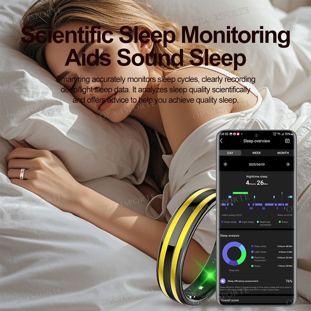 Nuovo Anello Intelligente R12  - Smart Ring Health Tracker Heart Rate Sleep recensione e prezzo