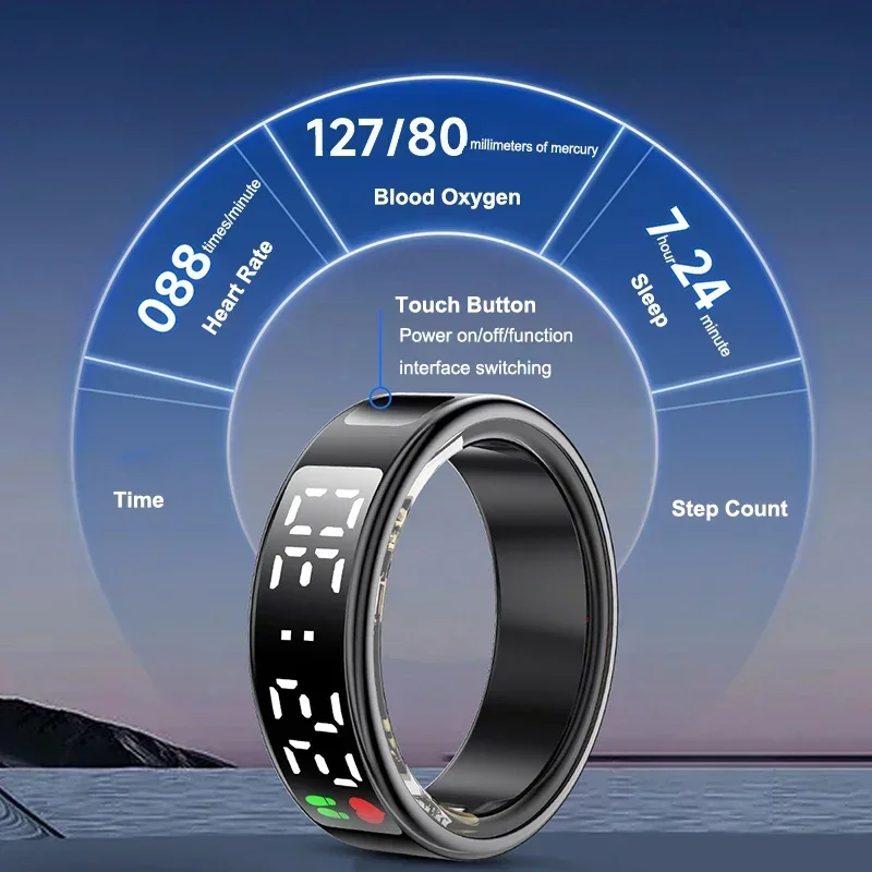 Anello intelligente per uomo d - Smart Ring Health Tracker Heart Rate Sleep recensione e prezzo