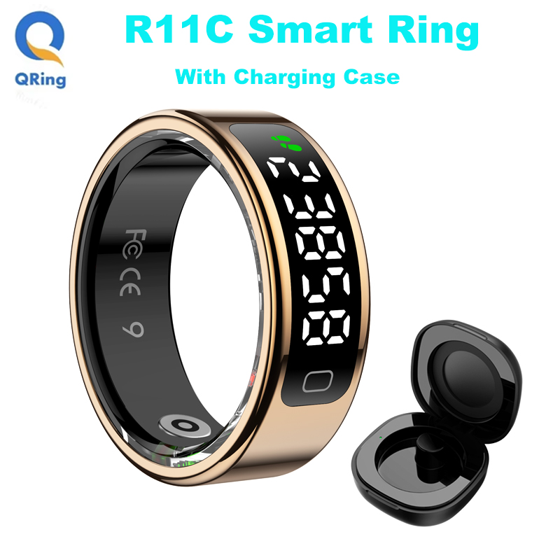 AMZMAX R11C Schermo di visuali - Smart Ring Health Tracker Heart Rate Sleep recensione e prezzo